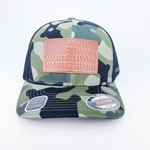 Columbia Rugged Outdoor High Crown Hat Unisex Mod Camo Tree Flag Small Medium - $22.20