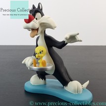Extremely rare! Vintage Sylvester and Tweety by David Kracov statue. - £395.68 GBP
