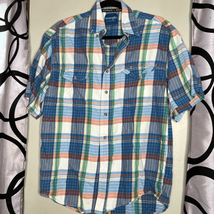 Wrangler, western style, short sleeve button-down shirt - £9.25 GBP