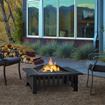 ReaFlame LaFayette Wood Fire Pit Outdoor Patio Deck Fireplace  - £173.21 GBP