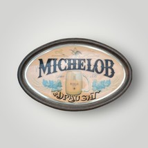 Oval Shaped Michelob Beer Bubble Front Display Wall Sign Bar Mancave Garage - £46.59 GBP