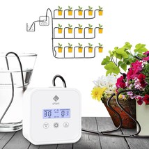 [Upgraded Pump] Lcd Automatic Drip Irrigation Kit For 15 Plants, Diy Plant Self - $48.95