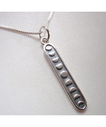 Phases of the Moon 925 Sterling Silver Pendant - $20.69