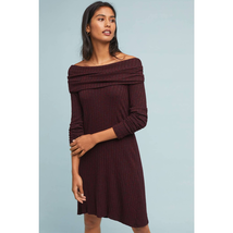 New Anthropologie Michael Stars Off-The-Shoulder Tunic Dress $138 SMALL ... - £35.46 GBP