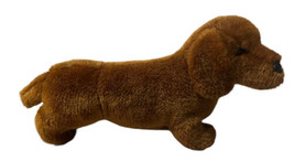 Douglas Cuddle Toys Brown Dachshund Dog Stuffed Plush 13” L x 6.5” H - £20.03 GBP