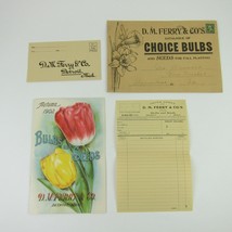 Catalog D.M. Ferry &amp; Co Flower Bulbs &amp; Seeds Advertising Lot Autumn Anti... - £63.26 GBP
