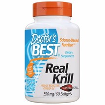 Doctor&#39;s Best Real Krill, 350mg 60-Count - £18.29 GBP