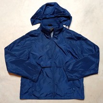 Vintage Eddie Bauer Hideaway Hood Nylon Packable Windbreaker Jacket Size... - $27.95