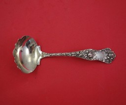 American Beauty by Shiebler Sterling Silver Gravy Ladle Fluted 6 3/4&quot; Serving - £149.02 GBP