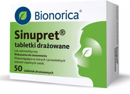 Sinupret 50 Herbal Tablets Nasal Sinusitis - $35.00