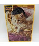 TROUBLEMAKER IN THE YARN - KITTEN CAT - Kodak RoseArt - 550 Piece Puzzle  - $16.03