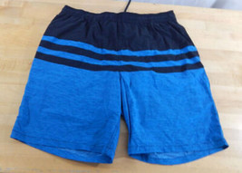 Kirkland Signature Mens Mesh Lined Swim Shorts Size X-Large Color Blue/Black - £35.30 GBP