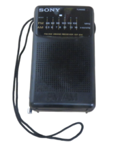 Sony ICF-S14 AM FM 2 Band Portable Receiver Telescoping Antenna Vintage ... - €12,94 EUR