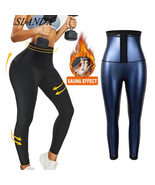 High Waist Sauna Leggings for Women Workout Sweat Pants Waist Trainer Tu... - £19.74 GBP+