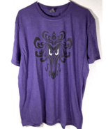 Gildan Haunted Mansion Icon T Shirt Unisex Size L Purple Short Sleeve NWOT - $23.95