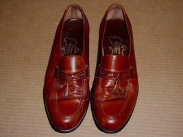 Florsheim Vintage Men&#39;s Shoes Vista Gold Tassel Size 10D Brown - £58.98 GBP