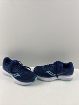 NWOB Saucony COHESION 16 Navy Fabric Lace Up Low Top Running Shoes Women’s 8.5 M - $44.54