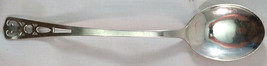 Antique Sterling Silver Chocolate / Serving Spoon Webster Co. Pierced Ha... - $25.99