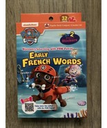 Paw Patrol Playing Early FRENCH Words Flash Cards Educational Learning NEW - £6.38 GBP