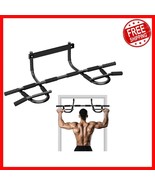 440 lbs Capacity Multi Grip Pull Up Bar - Portable Upper Body Workout So... - $67.48 CAD