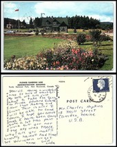 CANADA Postcard -New Brunswick, Fundy National Park, Gardens, Admin Building H28 - £2.32 GBP