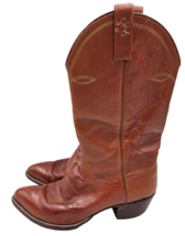 Vitnage Ralph Lauren Polo Western Boots Mens Size 9.5 Cowboy Brown - £214.28 GBP