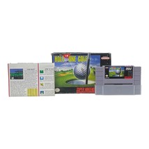 Hal's Hole in One Golf (SNES) Super Nintendo Vintage video game Box 1991 RARE - £15.45 GBP