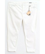 Seven7 Melissa McCarthy White Pencil Stretch Cotton Pants Women&#39;s NWT  - £71.84 GBP