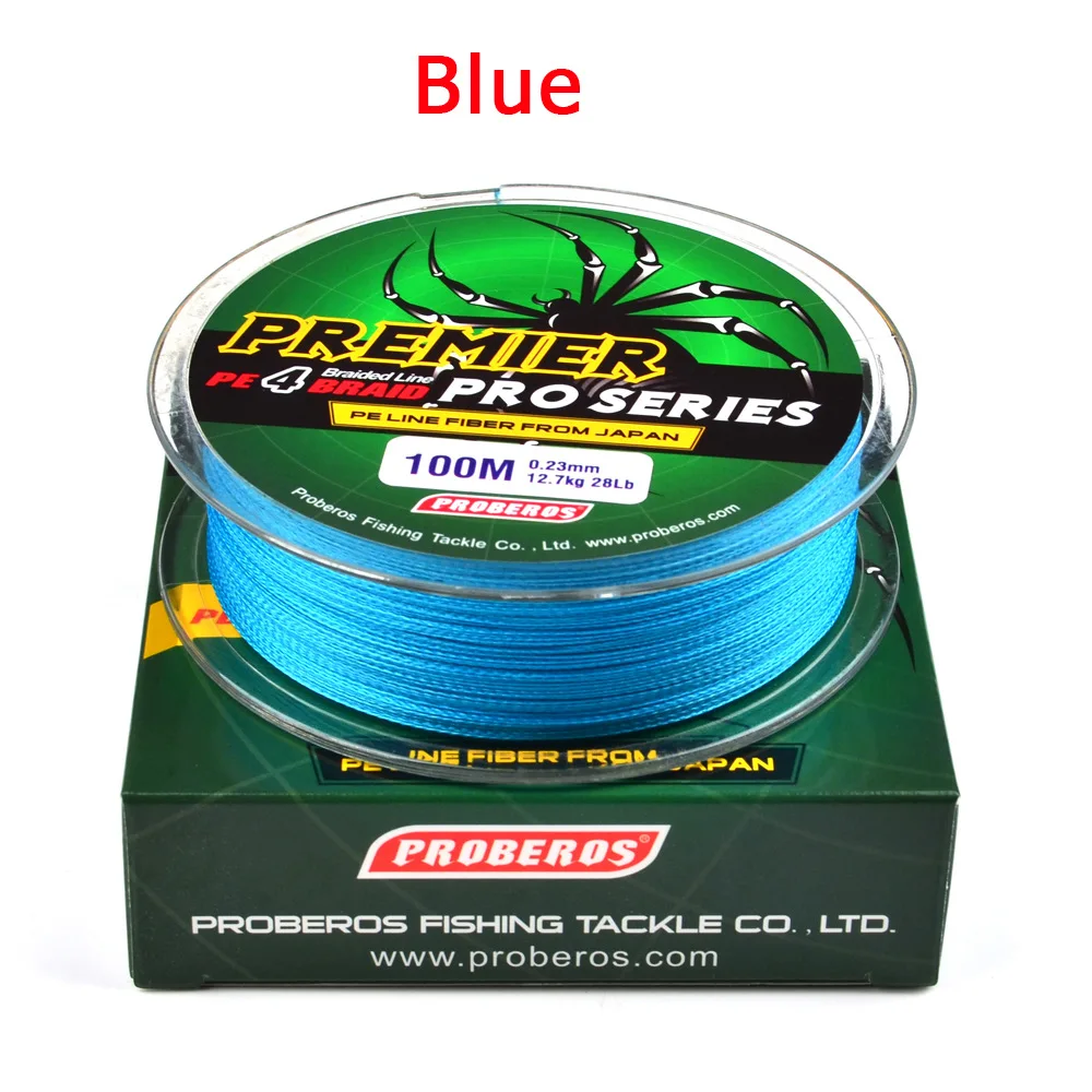 4 ipliklerini/100M Winter fishing super strong braided silk fishing line6-100LB  - £25.52 GBP