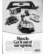 Vintage CARTER PERFORMANCE Racing Hot Rod Systems 1973 Advertisement +FR... - $16.22 CAD