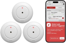 X-Sense Smart Water Leak Detector, Wi-Fi Water Sensor, An Accessory For,... - $42.96