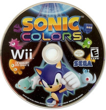 Sonic Colors Nintendo Wii 2010 Vidoe Game DISC ONLY sega Dr. Eggman platformer - £12.52 GBP