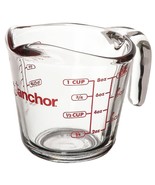 Tempered Glass MEASURING BOWL 1 cup =8oz =.5 pint =250mL ANCHOR HOCKING ... - $389.16 MXN