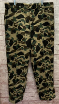 Vintage Rattlers Brand Pants Mens 41 x 31 Camouflage Cotton Canvas Hunti... - £38.45 GBP