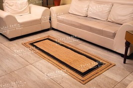 home decor hemp rug, natural hemp jute rug, custom sizr hemp rug, kichen rug, be - £40.09 GBP+