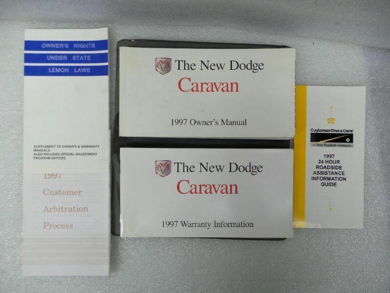 DODGE CARAVAN   1997 Owners Manual 16680 - $12.86