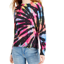 Belle Du Jour Juniors Tie Dyed Top Size Large Color Black - £16.46 GBP