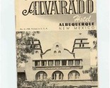 Fred Harvey Alvarado Hotel Brochure Albuquerque New Mexico 1958 - £11.13 GBP