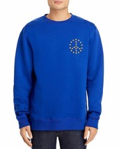 Etudes Men&#39;s 100% Organic Cotton Story Peace Blue Sweatshirt-Size Small - £58.76 GBP