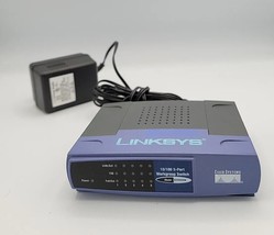 Linksys Cisco 5-Port Workgroup Ethernet Switch EZXS55W Ver 3 10/100 EtherFast - £8.93 GBP