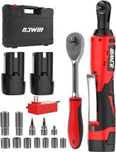 With Two Packs Of Batteries, This 16.8V Electric Ratchet Wrench Measures... - $84.98