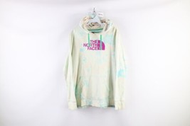 Vtg The North Face Womens 2XL Distressed Spell Out Acid Wash Hoodie Sweatshirt - £34.81 GBP