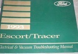 1993 Ford Escort Mercury Tracer Electrical Wiring Diagram Service Shop Manual - $4.99