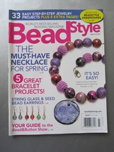 Bead and Button Magazine Creative Ideas Beads and Jewelry March 2007 Vol.5 #2 - £5.87 GBP