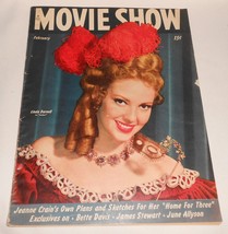 February 1947 MOVIE SHOW MAGAZINE Linda Darnell Cover BETTE DAVIS +more - $29.69