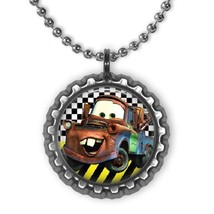 Disney Pixar Cars TOW MATER 3D Bottle Cap Necklace | Gift for Kids - $5.95
