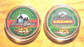 (1) $25. Grand Central CASINO CHIP - Lakewood, Washington - 2003 - £7.07 GBP