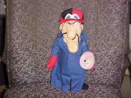 18&quot; DICK DASTARDLY Plush Doll With Tags From Wacky Racers Hanna Barbera - $98.99