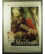 1959 Marlboro Cigarettes Ad - The better the makin&#39;s, the better the smoke - £11.79 GBP