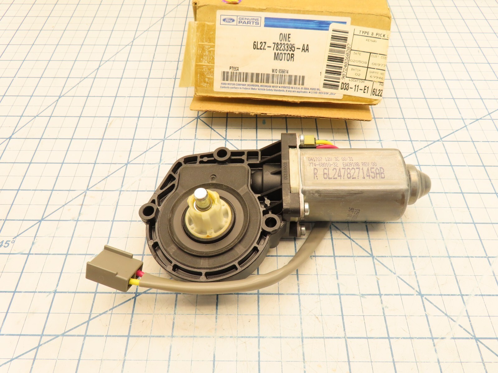 Ford 6L2Z-7823395-AA Power Window Lift Motor RH Bench Tested Good - $42.98